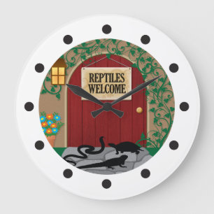 Grande Horloge Ronde Accueil de reptiles