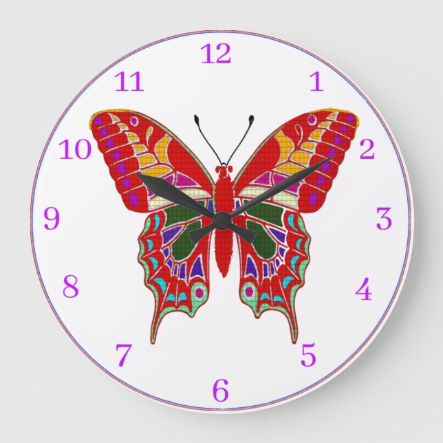 Grande Horloge Ronde Acrylic Wall Clock (Recto)