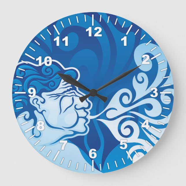 Grande Horloge Ronde Aeolus (Recto)