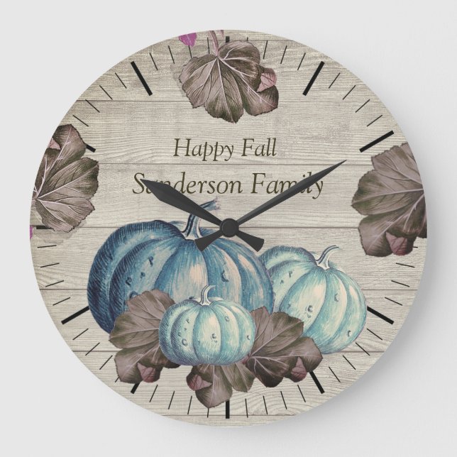Grande Horloge Ronde Affaire Blue Pumkin Large C (Recto)