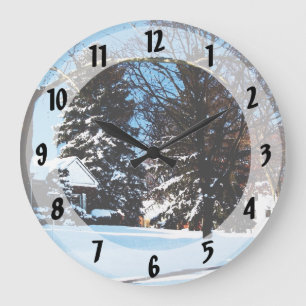 Grande Horloge Ronde After the Snowstorm