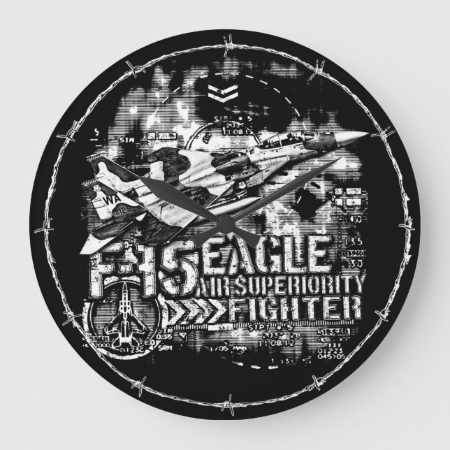 Grande Horloge Ronde Aigle F-15 (Recto)
