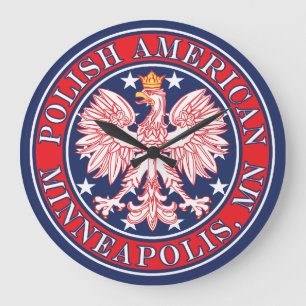 Grande Horloge Ronde Aigle polonaise du Minnesota