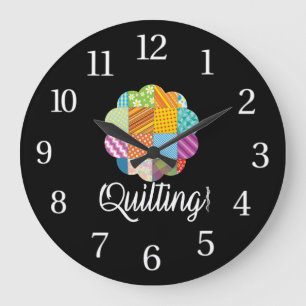 Grande Horloge Ronde Aimer Couture Quilting, Hobby Crafter Cadeau