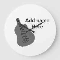 Ajouter votre nom texte brun acoustique guitare éd