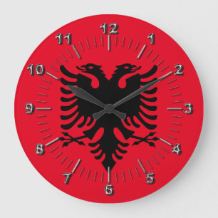 Grande Horloge Ronde Albanian Coat of arms