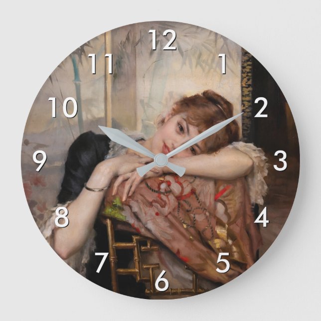 Grande Horloge Ronde Albert Edelfeel - La Parisienne / Virginie (Recto)