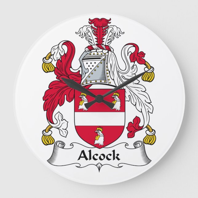Grande Horloge Ronde Alcock Family Crest (Recto)