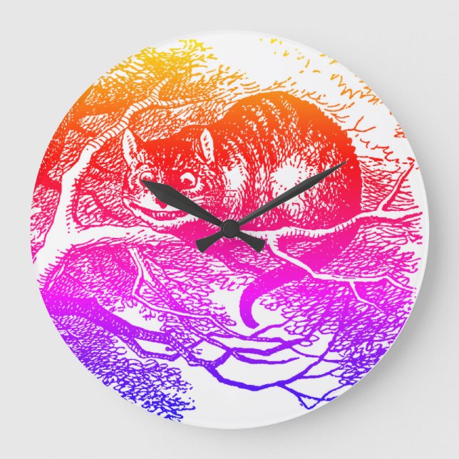 Grande Horloge Ronde Alice im Wunderland – Alice in Wonderland – Cat (Recto)