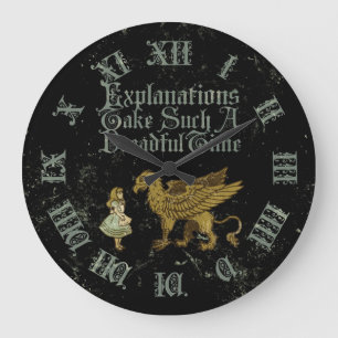 Grande Horloge Ronde Alice Quote Explanations