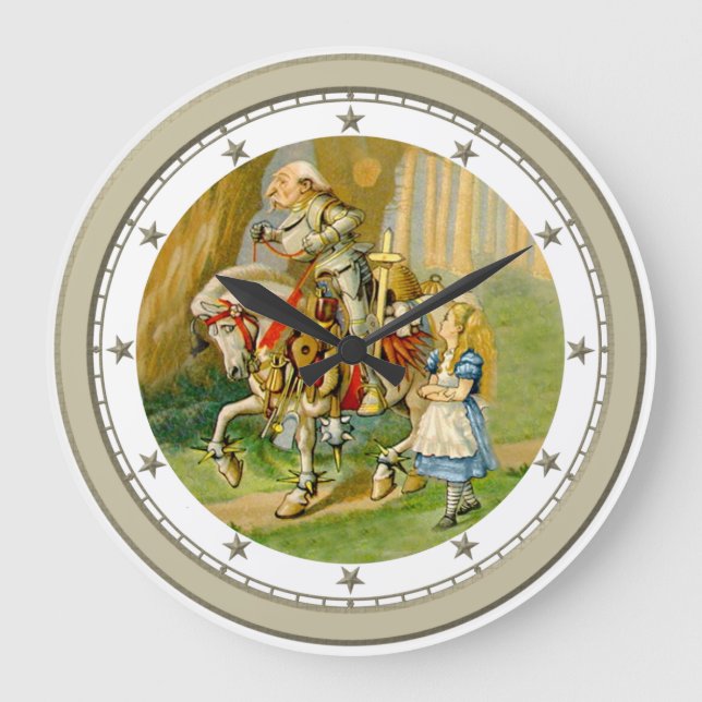 Grande Horloge Ronde Alice & the White Knight Through (Recto)