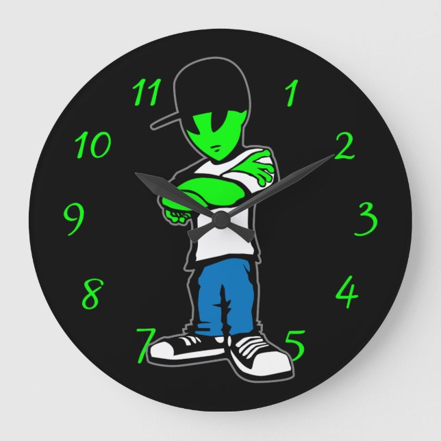Grande Horloge Ronde Alien (Recto)