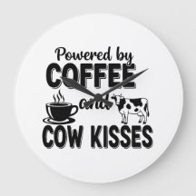 Alimenté par le café et les baisers de vache