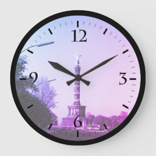 Grande Horloge Ronde Allemagne vintage Berlin 17 Juin Rue Grand