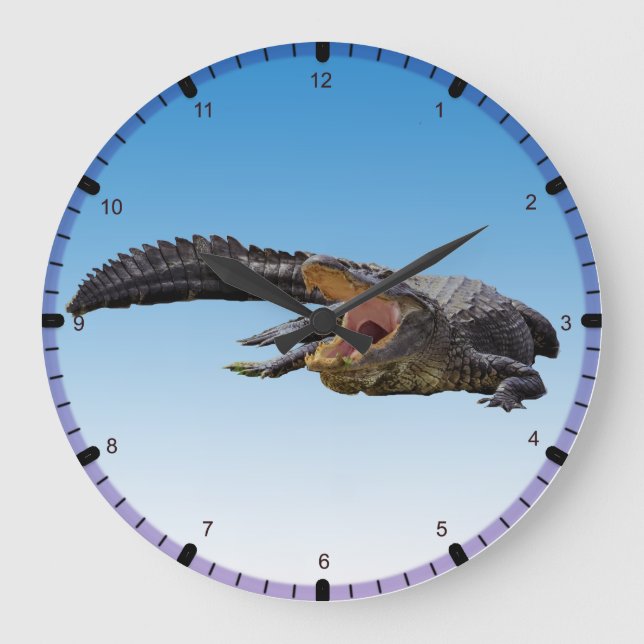 Grande Horloge Ronde Alligator (Recto)