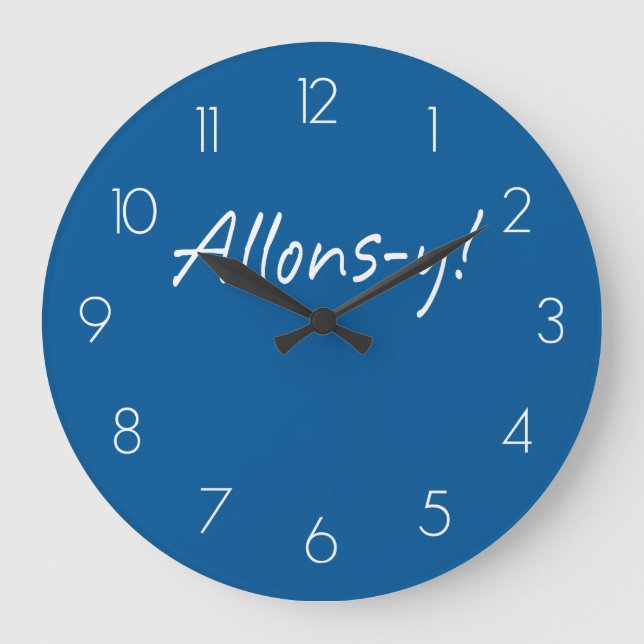 Grande Horloge Ronde Allons-y (Recto)