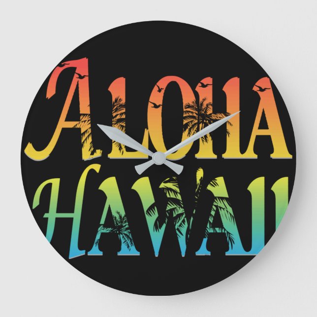 Grande Horloge Ronde Aloha Hawaii (Recto)