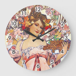 Grande Horloge Ronde Alphonse Mucha