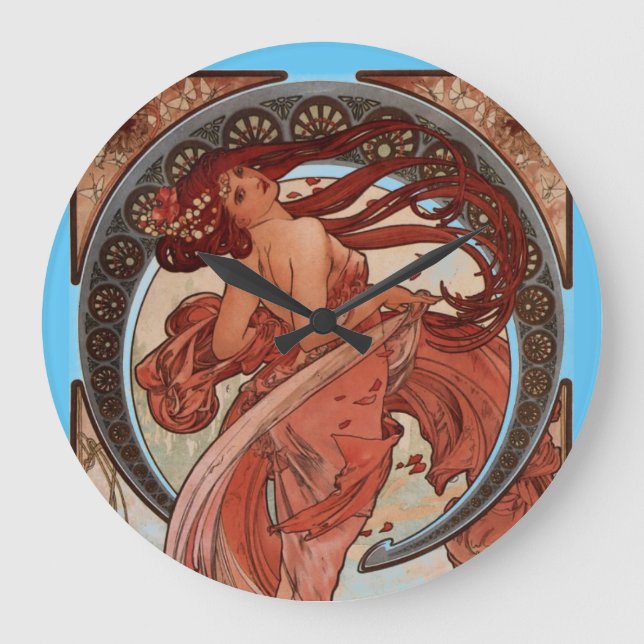Grande Horloge Ronde Alphonse Mucha Dance (Recto)