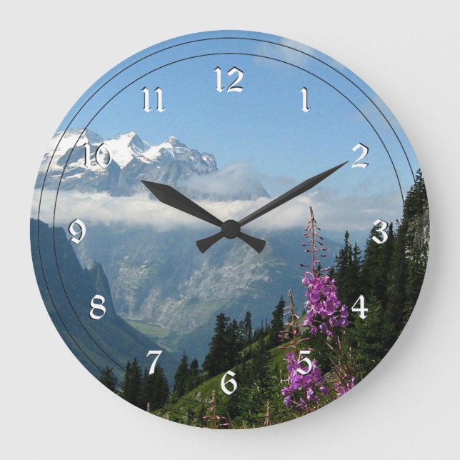 Grande Horloge Ronde Alps - Commutateur beautiful scenic photographe (Recto)