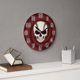 Grande Horloge Ronde Amateur de baseball jusqu'à la mort graphiques Scr