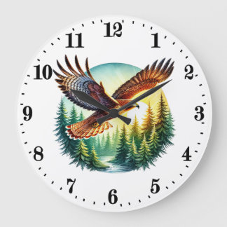 Grande Horloge Ronde Amateurs d'aigle cool