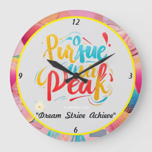 Grande Horloge Ronde "Ambitions de pointe"