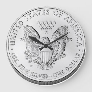 Grande Horloge Ronde American Eagle Silver pièce non distribuée