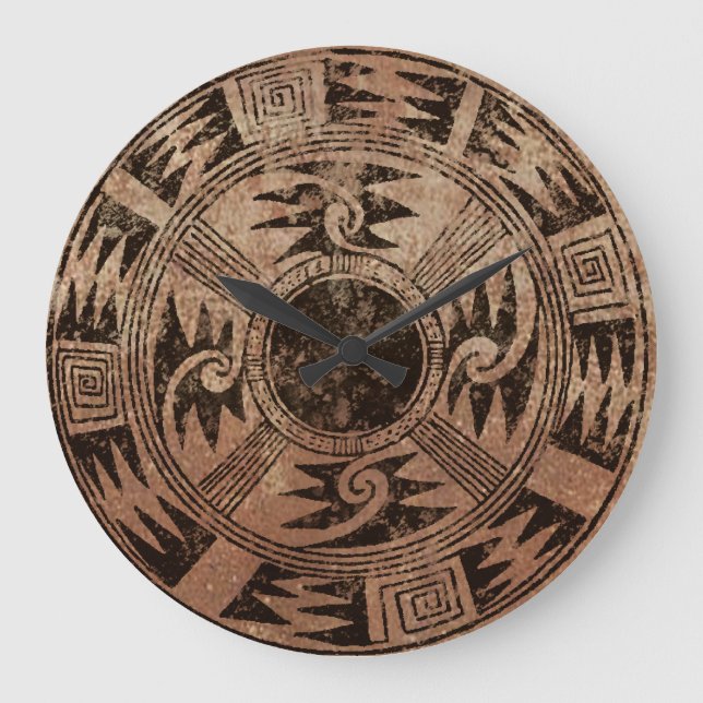 Grande Horloge Ronde American Indian Basket design (Recto)