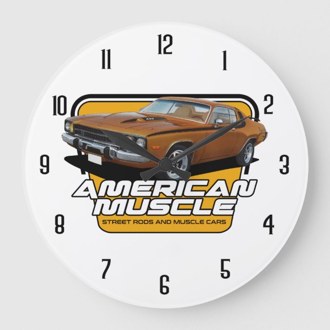 Grande Horloge Ronde American Muscle Roadrunner (Recto)