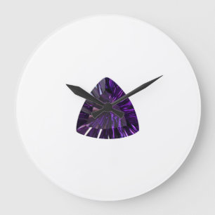 Grande Horloge Ronde Améthyste, février Pierre de naissance violet