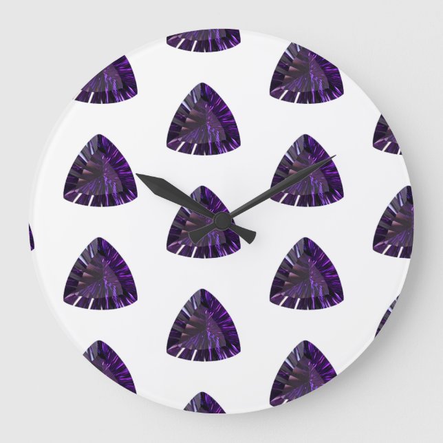 Grande Horloge Ronde Améthyste, février Pierre de naissance violet gran (Recto)