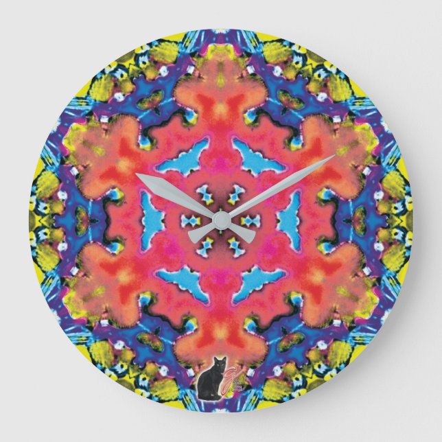 Grande Horloge Ronde Amonium Kaleidoscope (Recto)