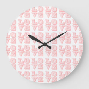 GRANDE HORLOGE RONDE AMOUR
