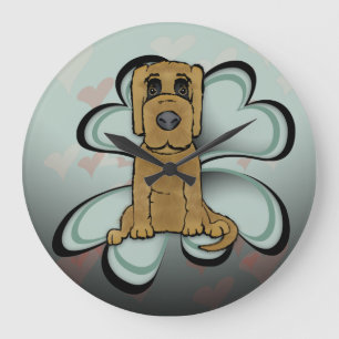 Grande Horloge Ronde Amour des chiots