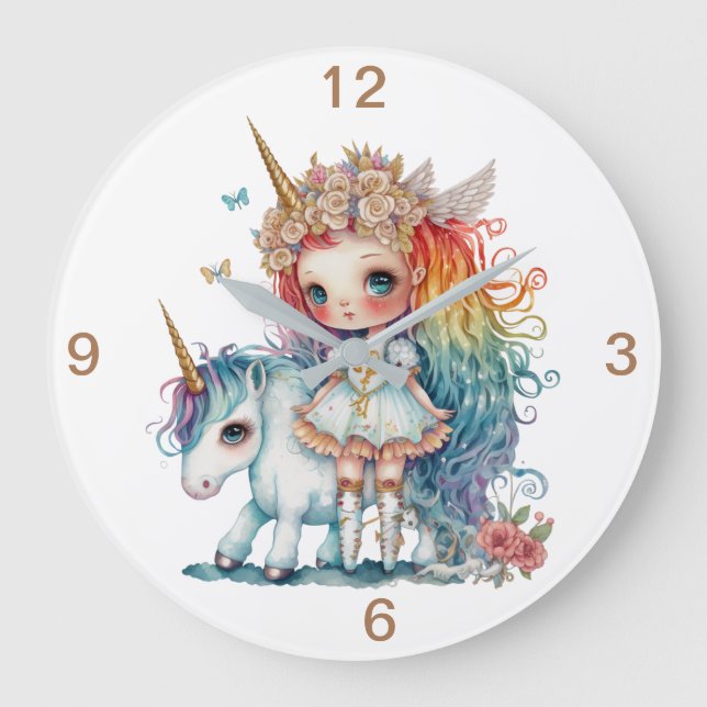 Grande Horloge Ronde Amusement Licorne (Recto)