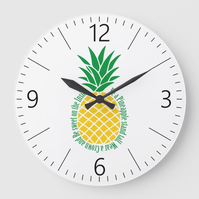 Grande Horloge Ronde Ananas (Recto)