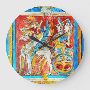 Grande Horloge Ronde ancienne grèce traditionnelle grecque mythologie m