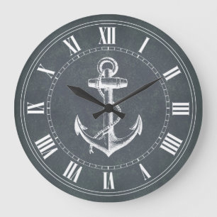 Grande Horloge Ronde Ancre nautique