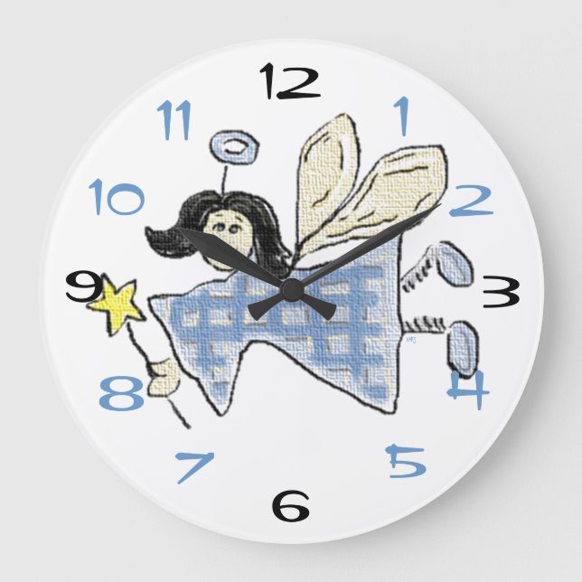 Grande Horloge Ronde Angel Time (Recto)