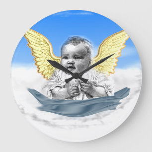 Grande Horloge Ronde Anges
