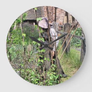 GRANDE HORLOGE RONDE ANGLETERRE VICTORIENNE