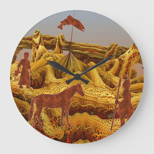 Grande Horloge Ronde Anid d'or (Recto)