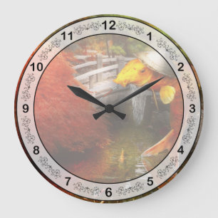 Grande Horloge Ronde Animal - Poisson - Le Samouraï errant