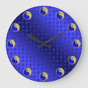 Grande Horloge Ronde Année du Bœuf de Métal