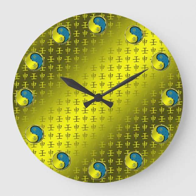 Grande Horloge Ronde Année du Singe d'Eau (Recto)