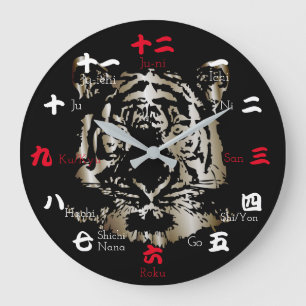 Grande Horloge Ronde Année du tigre