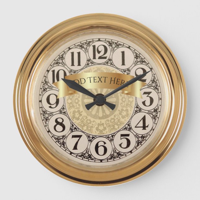 Grande Horloge Ronde Anniversary Wall Clock (Recto)
