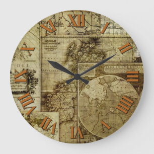 Grande Horloge Ronde Antique et Vintage