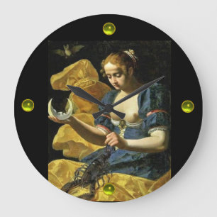 GRANDE HORLOGE RONDE ANTIQUE RENAISSANCE TAROTS 18